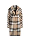 Herno Plaid-pattern Single-breasted Coat In Multi