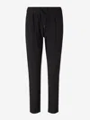 Herno Plain Elastic Pants In Black