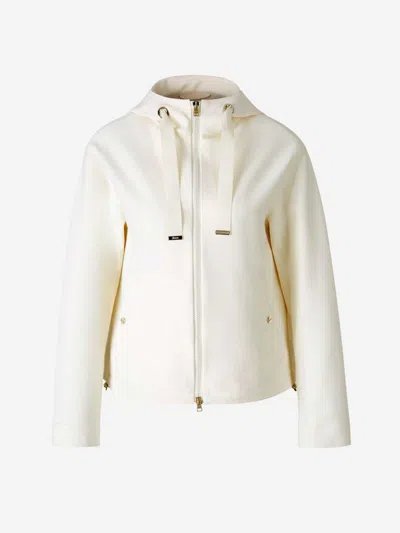 Herno Plain Hooded Jacket In Neutral