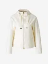 Herno Plain Hooded Jacket In Beige