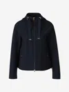 Herno First Act Cropped Jacket Clothing In Midnight Blue