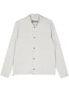 Herno Plain Shirt Jacket In Grey