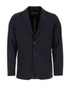 Herno Plain Single-breasted Blazer In Black