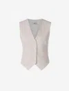 Herno Plain Viscose Vest