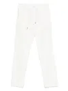 Herno Drawstring Tapered Trousers In White