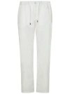 HERNO HERNO PLEAT DETAILED DRAWSTRING TROUSERS