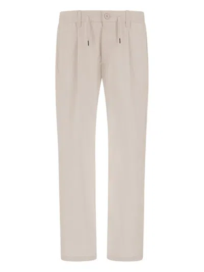 HERNO PLEAT-DETAILING TROUSERS