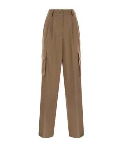 HERNO PLEATED CASUAL PANTS