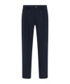Herno Resort Trousers In Light Nylon Stretch In Blue