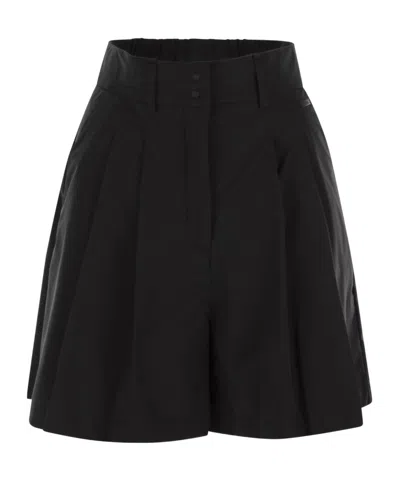Herno Pleated Detail Shorts