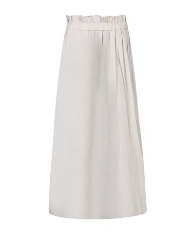HERNO PLEATED DETAIL SKIRT
