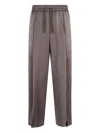 Herno Relaxed Fit Fondant Pants In Gray