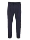 Herno Resort Lightweight Drawstring Trousers In Blue