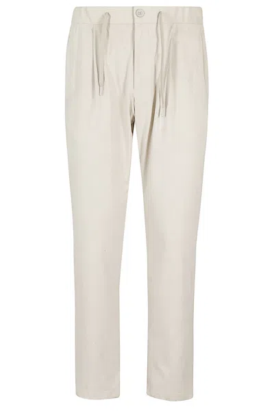 HERNO PLEATED DRAWSTRING PANTS