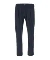 Herno Pleated-detail Trousers In Blue