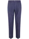 Herno Pleated-front Trousers In Multi