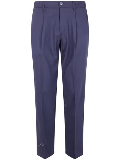 HERNO HERNO PLEATED FRONT PANTS