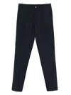 Herno Pleated-front Trousers In Black