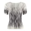 Herno Shades Of Pleat Top T-shirts In Black