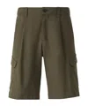 Herno Cargo Buttoned Trousers In Brown
