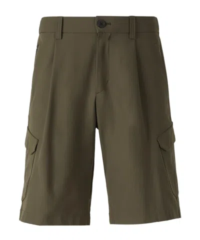 HERNO HERNO STRAIGHT LEG PLEATED SHORTS
