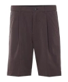 Herno Elasticated Lateral Pockets Shorts In Brown