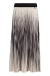 Herno Pleated Midi Skirt