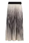 Herno Pleated Midi Skirt