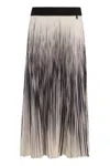 Herno Pleated Midi Skirt