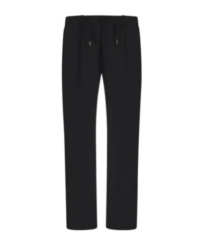 HERNO PLEATED STRAIGHT-LEG TROUSERS