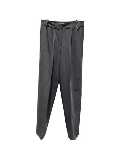 Herno Pleated Tailored Trousers In Gray