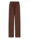 Herno Resort Trousers In Pleated Jersey In Blue