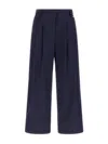 Herno Belt Loop Casual Pants In Blue
