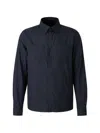 Herno Pocket Button Jacket In Blue