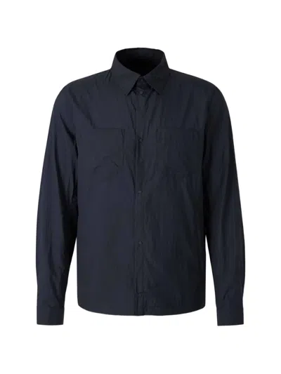 Herno Pocket Button Jacket In Blue