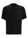 Herno Pocket Cotton T-shirt In Black