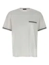 Herno Pocket Crew-neck T-shirt In Gray