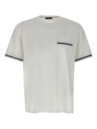 Herno Pocket Crew-neck T-shirt In Gray