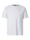 Herno Pocket-detail Shoulder-panel T-shirt In White