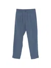 Herno Pocket Drawstring Trousers In Blue