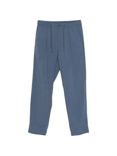 Herno Pocket Drawstring Trousers In Blue