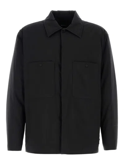 Herno Black 2-layer Gore-tex Laminated Shirt Jacket