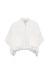 Herno Pocket Short Jacket In White