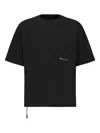 Herno Logo Printed Crewneck T-shirt In Black