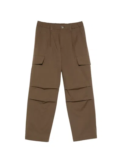 Herno Pocket Trousers In Brown