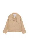 Herno Pocket Zip Jacket In Brown