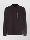 Herno Pocketed Cuffed Long Zip Jacket In Brown