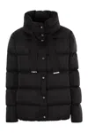 Herno Nylon Down Jacket In Black