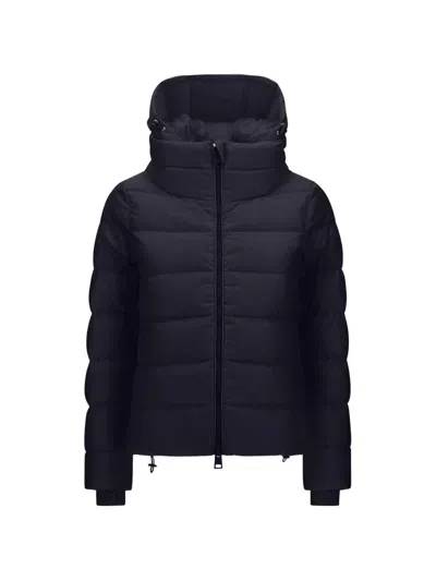 Herno Polar-tech Quilted Jacket In Blue