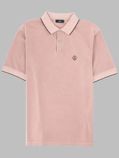 Herno Polo Shirt Men Color Pink